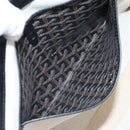 Goyard Herringbone Belcious PM Tote Bag PVC Black Auth 212604V-23
