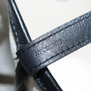 Goyard Herringbone Belcious PM Tote Bag PVC Black Auth 212604V-25