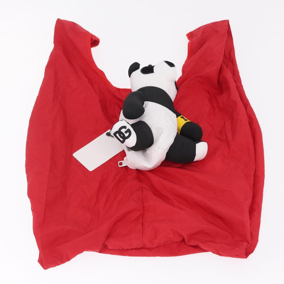 Dolce & Gabbana x Jujutsu Kaisen Eco Bag Panda Nylon Black White Auth 212704M
