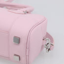 LOEWE x Suna Fujita Hammock 23 Bag Leather 2way Pink Silver Auth 212710SM-15