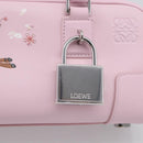 LOEWE x Suna Fujita Hammock 23 Bag Leather 2way Pink Silver Auth 212710SM-17