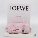 LOEWE x Suna Fujita Hammock 23 Bag Leather 2way Pink Silver Auth 212710SM-31