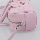 LOEWE x Suna Fujita Hammock 23 Bag Leather 2way Pink Silver Auth 212710SM-4