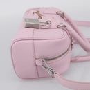 LOEWE x Suna Fujita Hammock 23 Bag Leather 2way Pink Silver Auth 212710SM-5