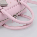 LOEWE x Suna Fujita Hammock 23 Bag Leather 2way Pink Silver Auth 212710SM-7