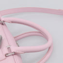 LOEWE x Suna Fujita Hammock 23 Bag Leather 2way Pink Silver Auth 212710SM-8