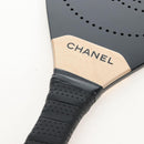 CHANEL Beach Racket And Ball Set Wood Black CC Auth 212715SM-19