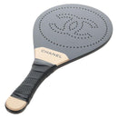CHANEL Beach Racket And Ball Set Wood Black CC Auth 212715SM-6