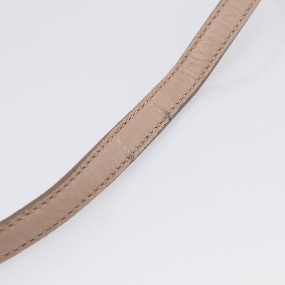 Miu Miu Matelasse Hand Bag Leather 2way Pink Gold Auth 212719A
