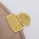 Miu Miu Matelasse Hand Bag Leather 2way Pink Gold Auth 212719A-25