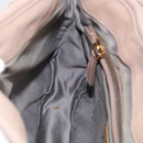 Miu Miu Matelasse Hand Bag Leather 2way Pink Gold Auth 212719A-30
