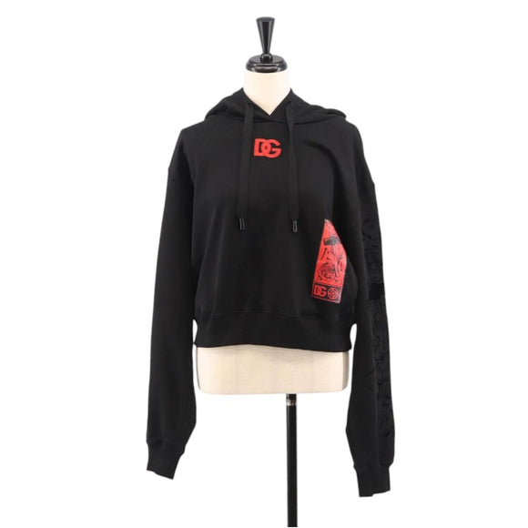 Dolce & Gabbana Cropped Hoodie Jujutsu Kaisen Nobara Kugisaki 36 Auth 212724M