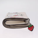 kate spade x Sanrio My Melody Kitty Kuromi Wallet Leather White Auth 212731M-4