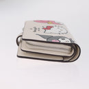 kate spade x Sanrio My Melody Kitty Kuromi Wallet Leather White Auth 212731M-5
