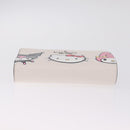 kate spade x Sanrio My Melody Kitty Kuromi Wallet Leather White Auth 212731M-7