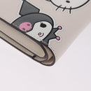 kate spade x Sanrio My Melody Kitty Kuromi Wallet Leather White Auth 212731M-8