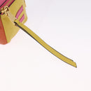 Miu Miu Pouch Leather Multicolor Gold Auth 212742M-15