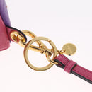 Miu Miu Pouch Leather Multicolor Gold Auth 212742M-16