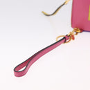 Miu Miu Pouch Leather Multicolor Gold Auth 212742M-7