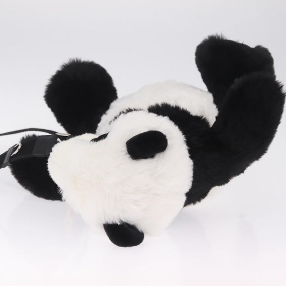 Dolce & Gabbana Jujutsu Kaisen Panda Shoulder Bag Acrylic Fur Auth 212743SM