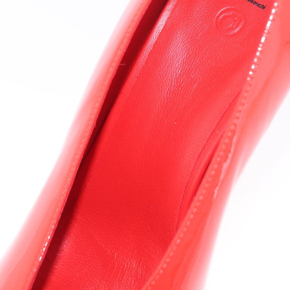 Jimmy Choo x Sailor Moon Heel Sailor Mars Shoes Patent Red White Auth 212746SM