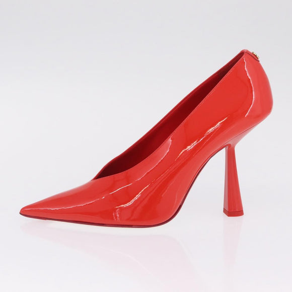 Jimmy Choo x Sailor Moon Heel Sailor Mars Shoes Patent Red White Auth 212746SM