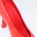 Jimmy Choo x Sailor Moon Heel Sailor Mars Shoes Patent Red White Auth 212746SM-38
