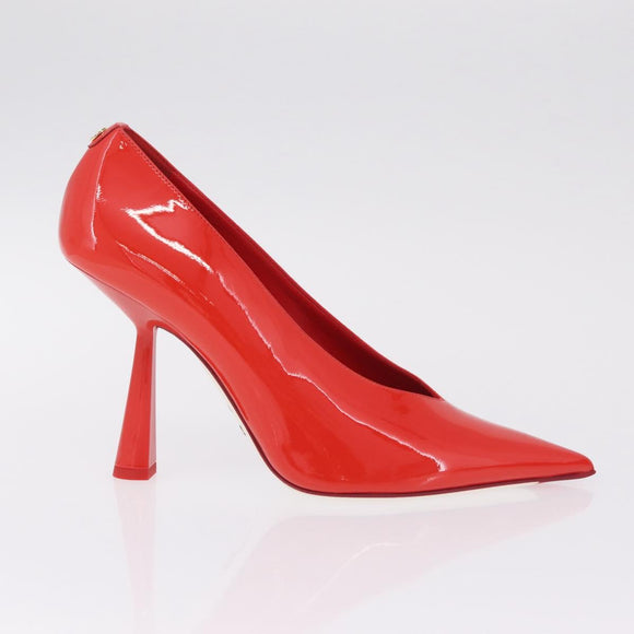 Jimmy Choo x Sailor Moon Heel Sailor Mars Shoes Patent Red White Auth 212746SM