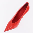 Jimmy Choo x Sailor Moon Heel Sailor Mars Shoes Patent Red White Auth 212746SM-6