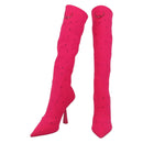 Jimmy Choo JIMMY CHOO × Sailor Moon Long Boots Pink Auth 212747SM-1