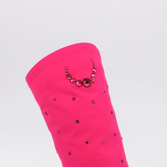 Jimmy Choo JIMMY CHOO × Sailor Moon Long Boots Pink Auth 212747SM