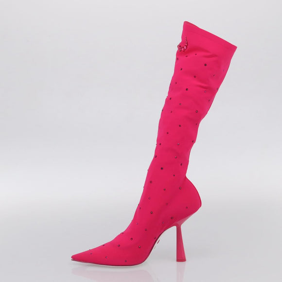 Jimmy Choo JIMMY CHOO × Sailor Moon Long Boots Pink Auth 212747SM