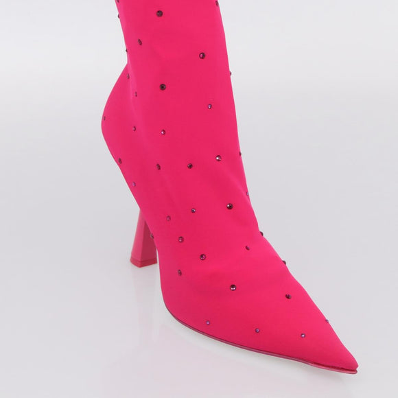 Jimmy Choo JIMMY CHOO × Sailor Moon Long Boots Pink Auth 212747SM
