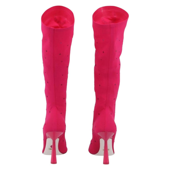 Jimmy Choo JIMMY CHOO × Sailor Moon Long Boots Pink Auth 212747SM