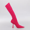 Jimmy Choo JIMMY CHOO × Sailor Moon Long Boots Pink Auth 212747SM-4