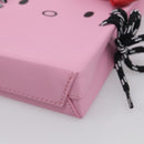 Balenciaga Hello Kitty Hand Bag Leather 2way Pink Black 619043 Auth 212749SM-12