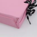 Balenciaga Hello Kitty Hand Bag Leather 2way Pink Black 619043 Auth 212749SM-14