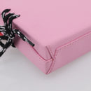 Balenciaga Hello Kitty Hand Bag Leather 2way Pink Black 619043 Auth 212749SM-15