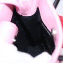 Balenciaga Hello Kitty Hand Bag Leather 2way Pink Black 619043 Auth 212749SM-20