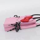 Balenciaga Hello Kitty Hand Bag Leather 2way Pink Black 619043 Auth 212749SM-5