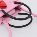 Balenciaga Hello Kitty Hand Bag Leather 2way Pink Black 619043 Auth 212749SM-7