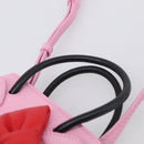 Balenciaga Hello Kitty Hand Bag Leather 2way Pink Black 619043 Auth 212749SM-8