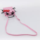 Balenciaga Hello Kitty Hand Bag Leather 2way Pink Black 619043 Auth 212749SM-9