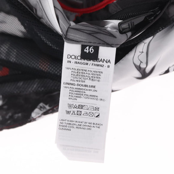 Dolce & Gabbana Jujutsu Kaisen Zip-up Blouson Black Red I9AGGM Auth 212752M
