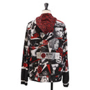 Dolce & Gabbana Jujutsu Kaisen Zip-up Blouson Black Red I9AGGM Auth 212752M-2