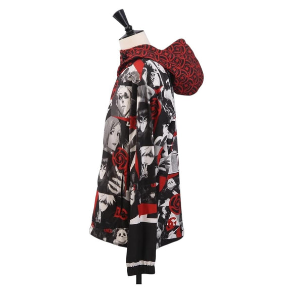 Dolce & Gabbana Jujutsu Kaisen Zip-up Blouson Black Red I9AGGM Auth 212752M