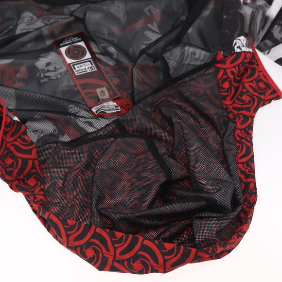 Dolce & Gabbana Jujutsu Kaisen Zip-up Blouson Black Red I9AGGM Auth 212752M