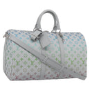 LOUIS VUITTON Monogram Iridescent Keepall Bandouliere 45 M13915 Auth 212753SM-1