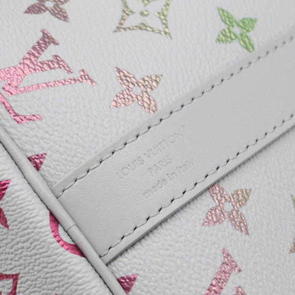 LOUIS VUITTON Monogram Iridescent Keepall Bandouliere 45 M13915 Auth 212753SM