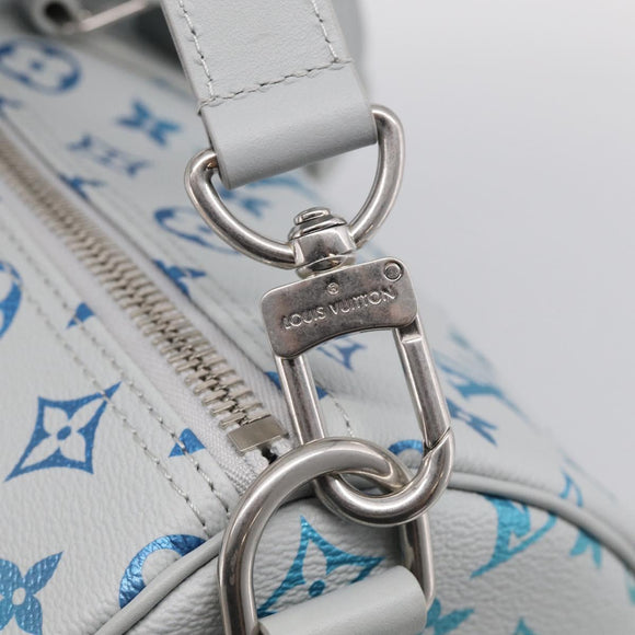 LOUIS VUITTON Monogram Iridescent Keepall Bandouliere 45 M13915 Auth 212753SM